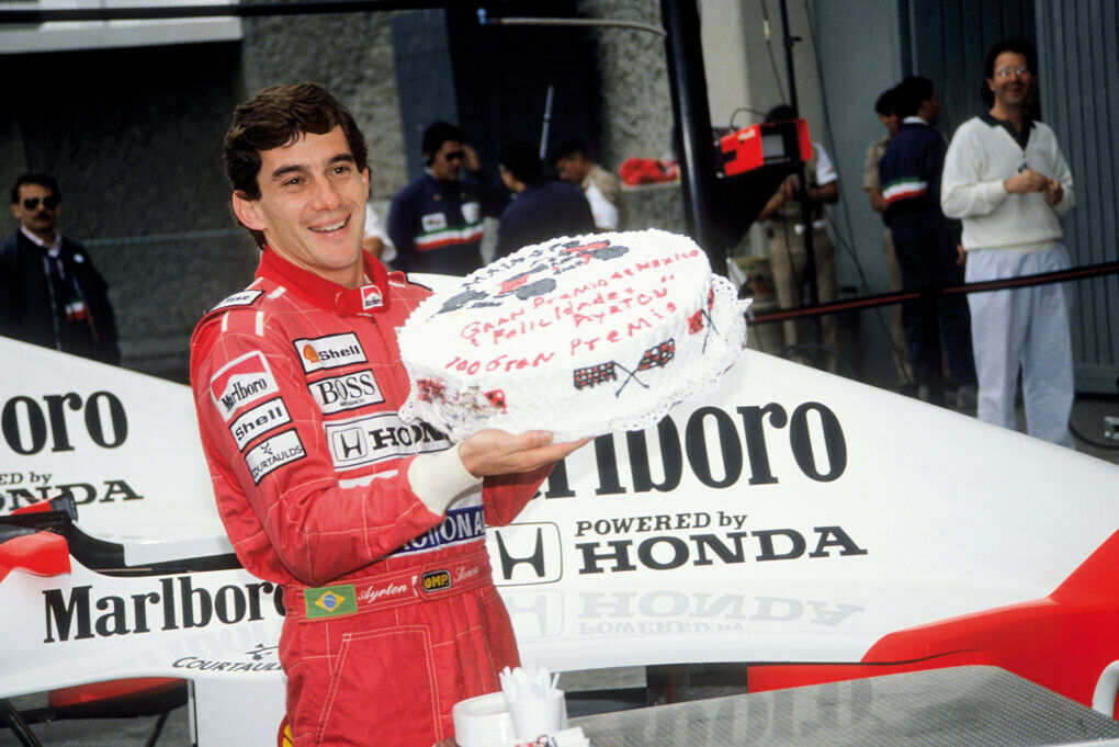 Wie hier in Mexico 1990 feierten Honda und Ayrton Senna oft.