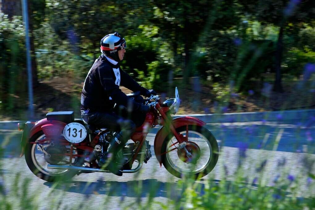 Lauter kann ein Motorrad kaum sein: Guzzi Falcon 500ccm von 1958