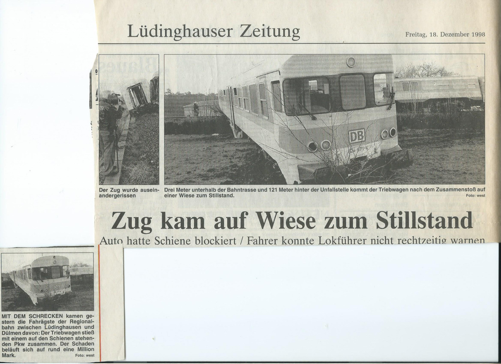 Oldtimer - Aktuelle Unfälle
