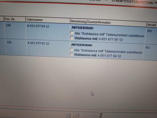 0M651 mögliche Antriebsräder