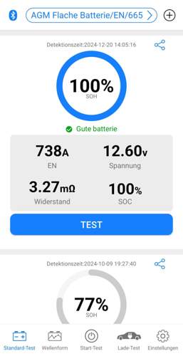 Neue exide batterie