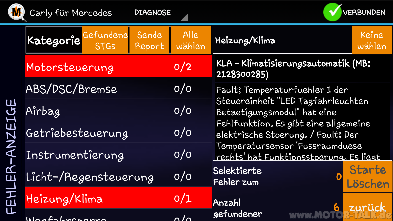 OM651 Notlauf E 220 CDI - Fehlerspeicher - Luftmassenmesser?