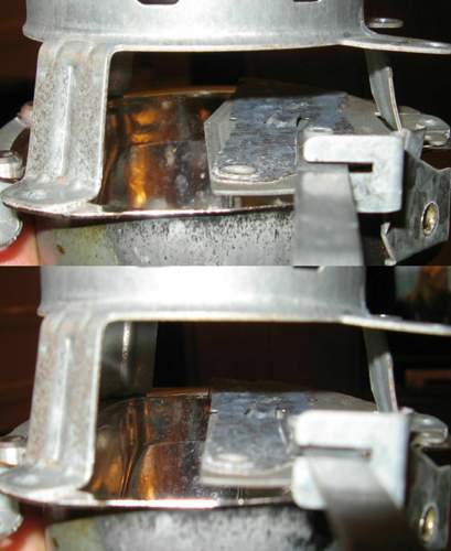 Umschaltblende Asymmetrisch auf Sym.