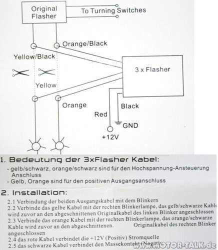 Komfortblinkermodul universal
