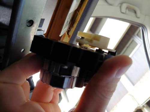 Lüftungsklappenmotor Modifikation