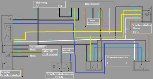 Regensensor-schaltplan