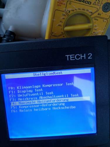 Stellgliedtest