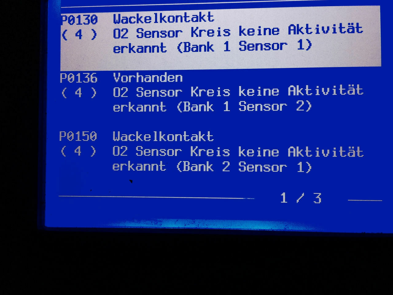 Omega B - Frontera B - Y32SE - Lambdasonden und Kraftstoffkorrektur Problem