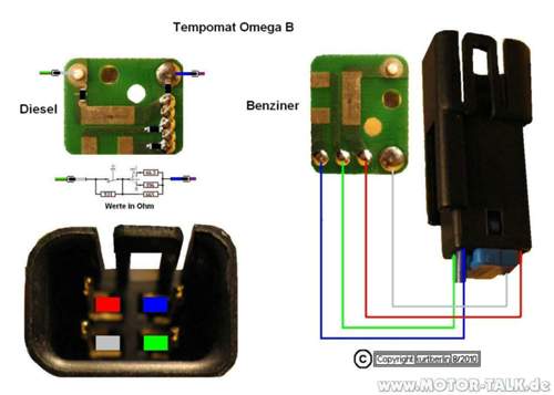 Platine-tempomat-omega-b-diesel-benziner