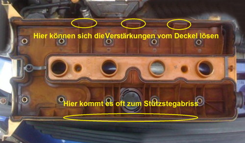 Ventildeckel-verstaerkungsabriss