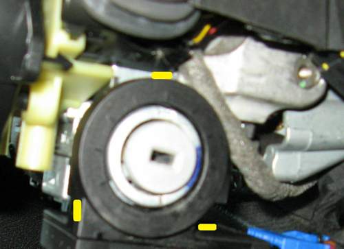Transponderfixierung am WFS-STG