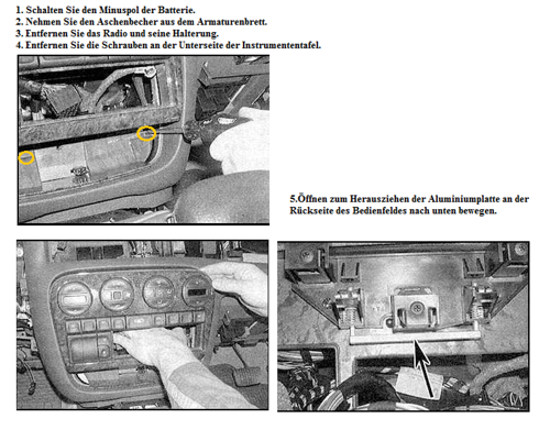 Bedienteil-vorfacer-ausbauen