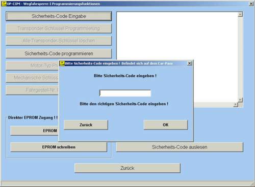 Transponder Programmierung