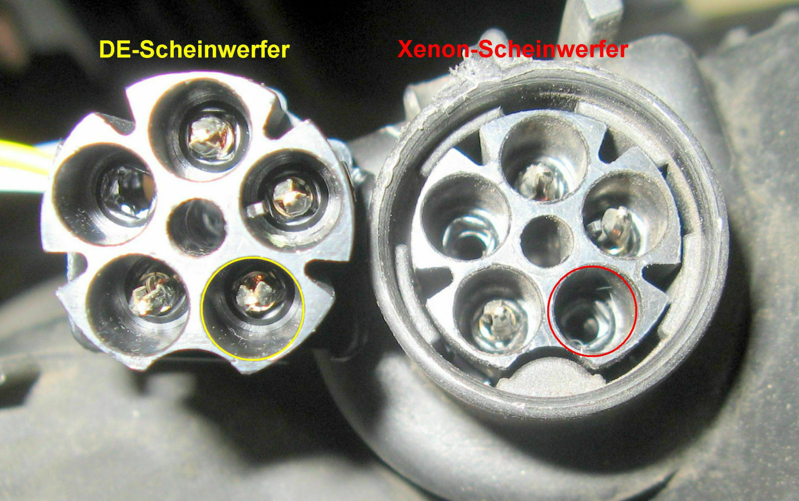 Omega B - Xenon auf Halogen umrüsten