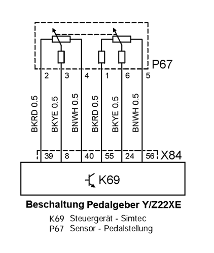 Beschaltung-pedalgeber-y-z22xe