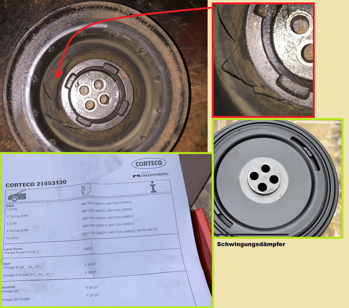 Omega B - Y25DT - Motor-Vibrationen bei geringer Drehzahl