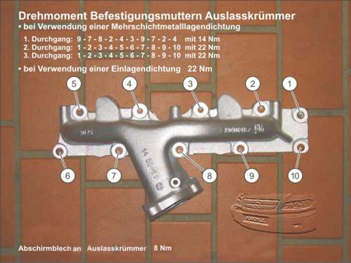 R4-16V Krümmer Y/Z22XE