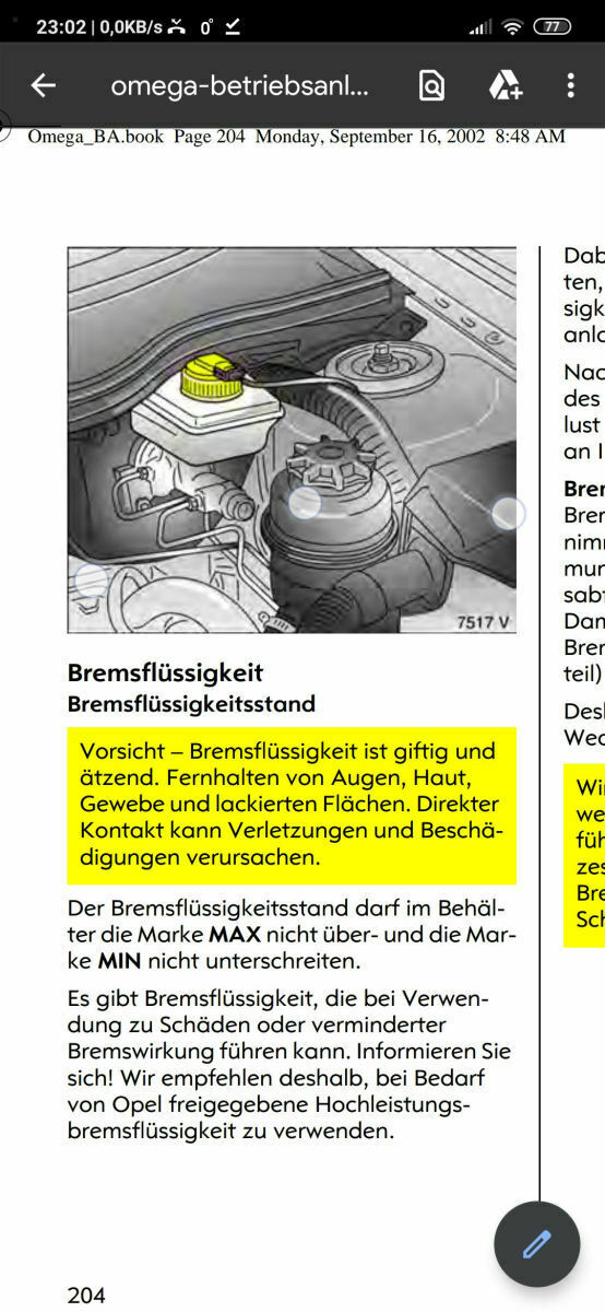 Omega B - Z22XE - AT - Kommt hier das Getriebeöl rein?
