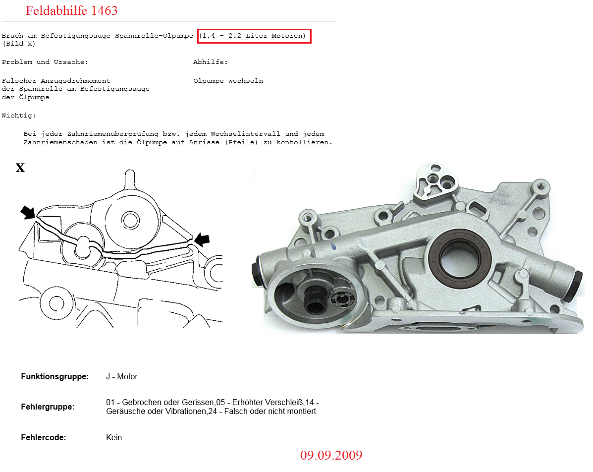 Omega B - Z22XE - Kurbelwellen-Simmering, vorne, tauschen