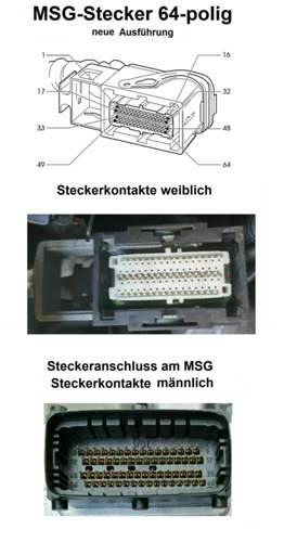 MSG-Stecker 64-polig neue Variante