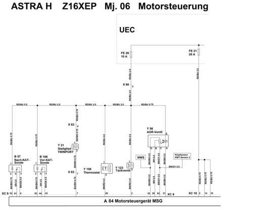 Astra h z16xep sicherung fe 26