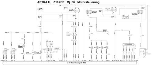 ASTRA H Z16XEP Motorsteuerung