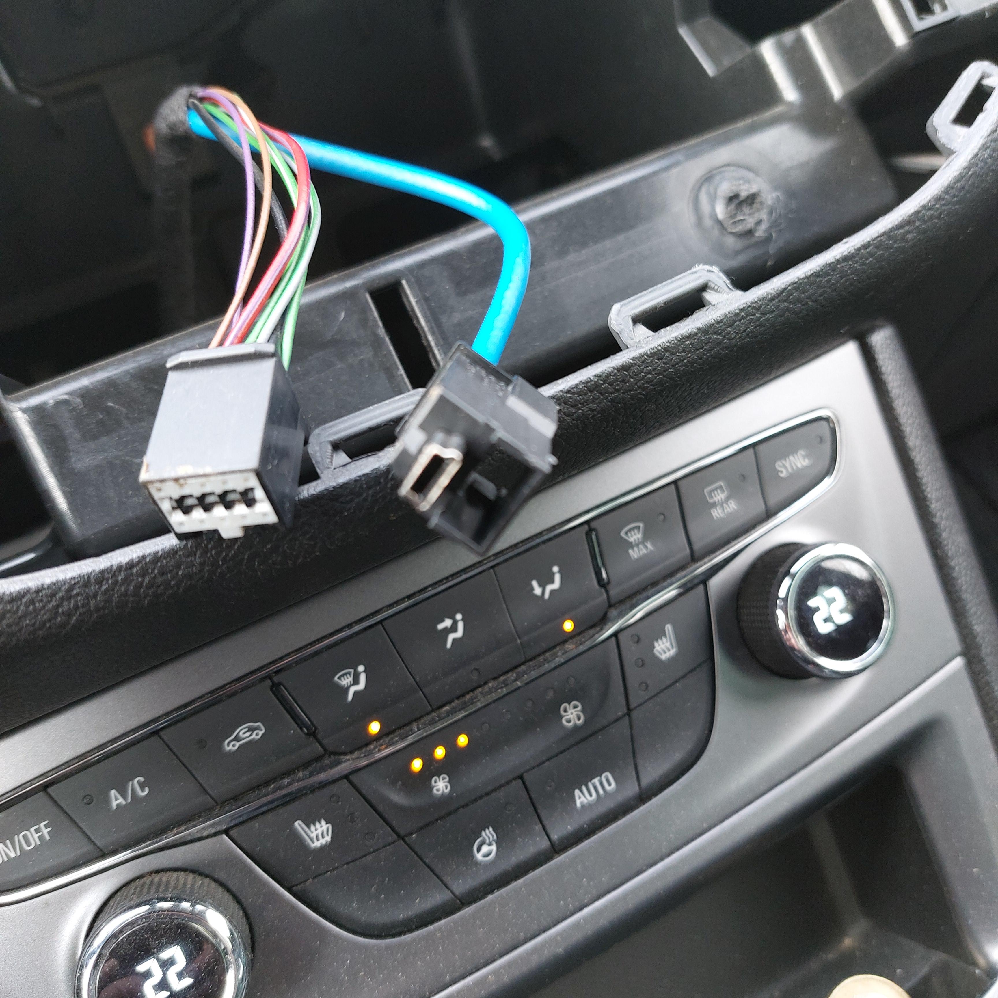 Opel astra k Stecker beim navi900 intellilink tauschen defekt