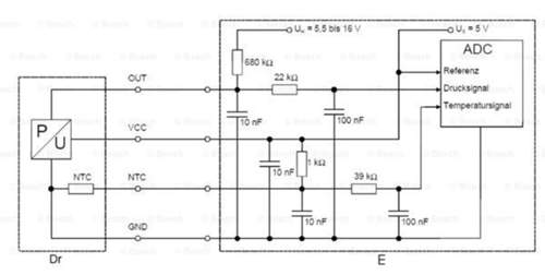 Schaltbild T-MAP-Sensor allgemein