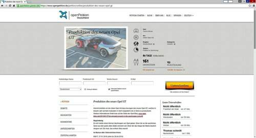 Petition: Opel soll diesen GT bauen