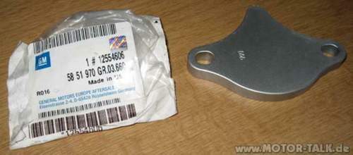 Opel Blockierung AGR