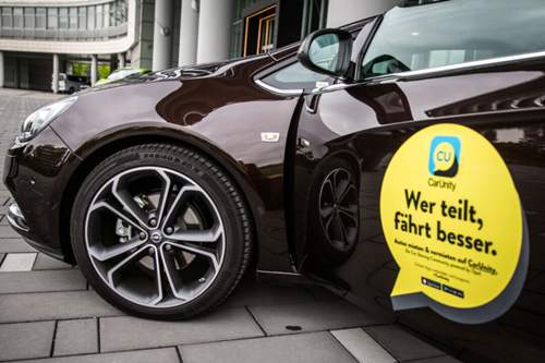 Vermieter können ihr privates Fahrzeug anbieten. Versichert wird das Leihverhältnis über Opel und die R+V-Versicherung