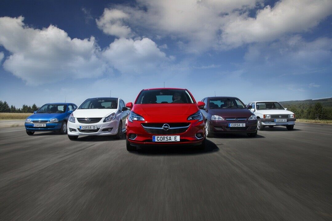 Opels kleiner Riesenerfolg: Fünf Generationen Opel Corsa von A bis E
