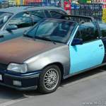 Heruntergekommenes Cabrio
