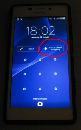 Smartphone ICE