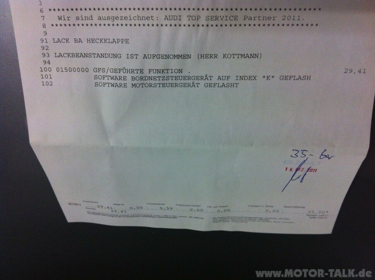 Original RS6 Scheinwerfer in ein normalen A6 problemlos eingebaut