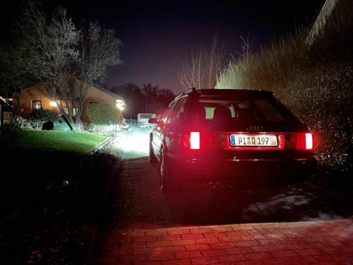 Abblendlicht bei Nacht