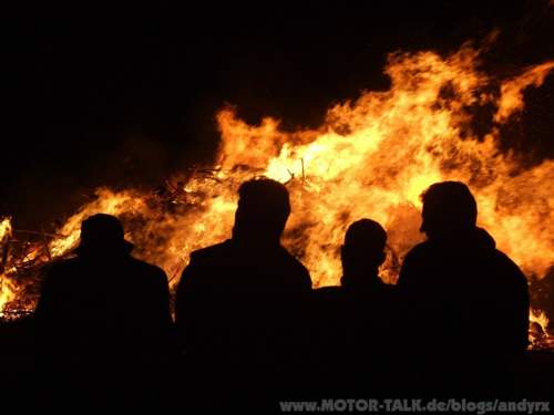 Osterfeuer sind beliebt
