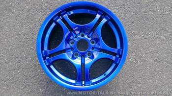 M68 blau lasiert
