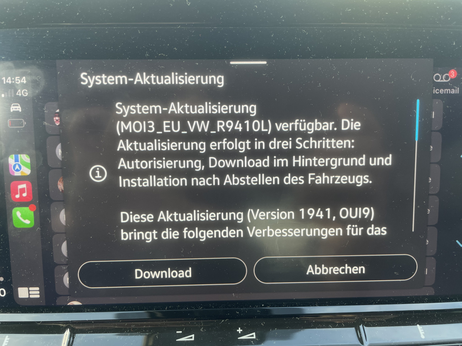 Over-the-air-update (OTA): Klappt das bei Euren T7?