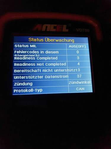 Fehlercodes = 0?
