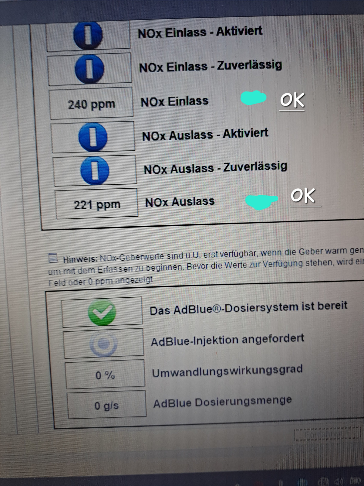 P11D0 / NOX Sensor POS 2