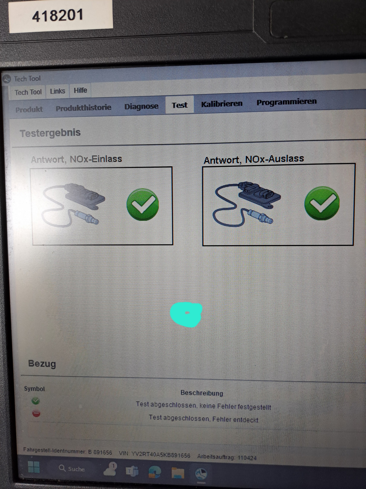 P11D0 / NOX Sensor POS 2
