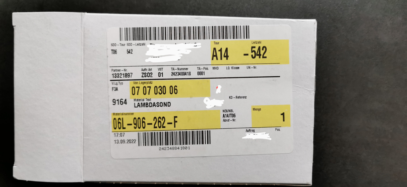 P223700 Lambda Sonde 1 / Pumpstrom Unterbrechung