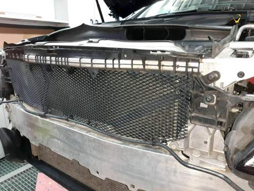 Steinschlagschutzgitter Metall