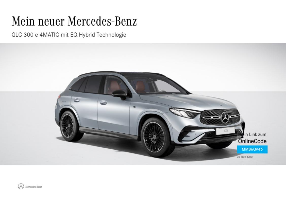 „Panoramadach!“-Ausstattung bei Mercedes GLC X254