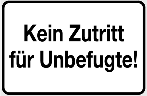 Unbefugt