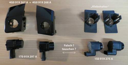 Geber & Halter vorne