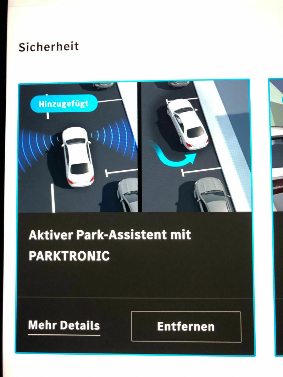 Parksensoren in Serienausstattung?