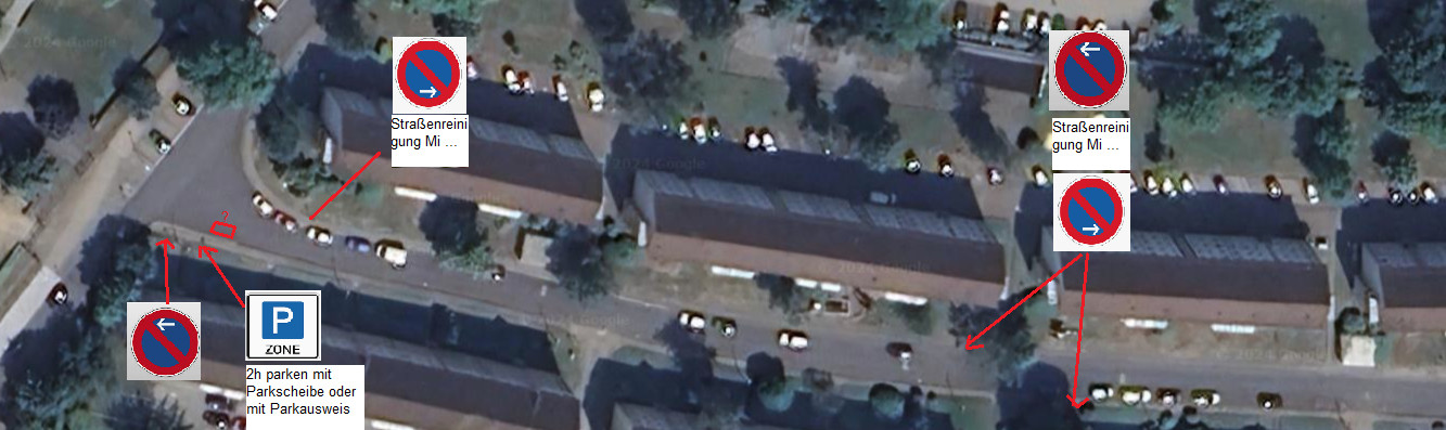 Parkverbot Anfang vor Parkzone Schild, darf dahinter geparkt werden wenn zuvor Parkverbot Anfang?