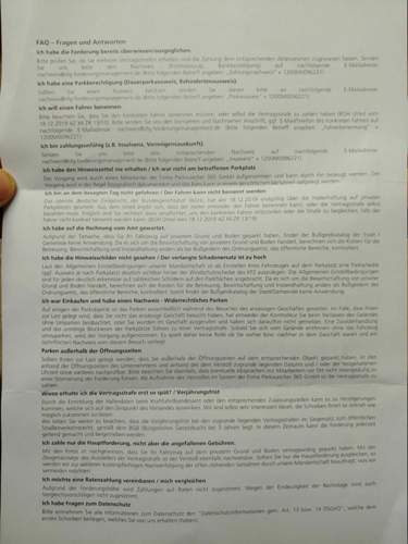 Rückseite Anschreiben